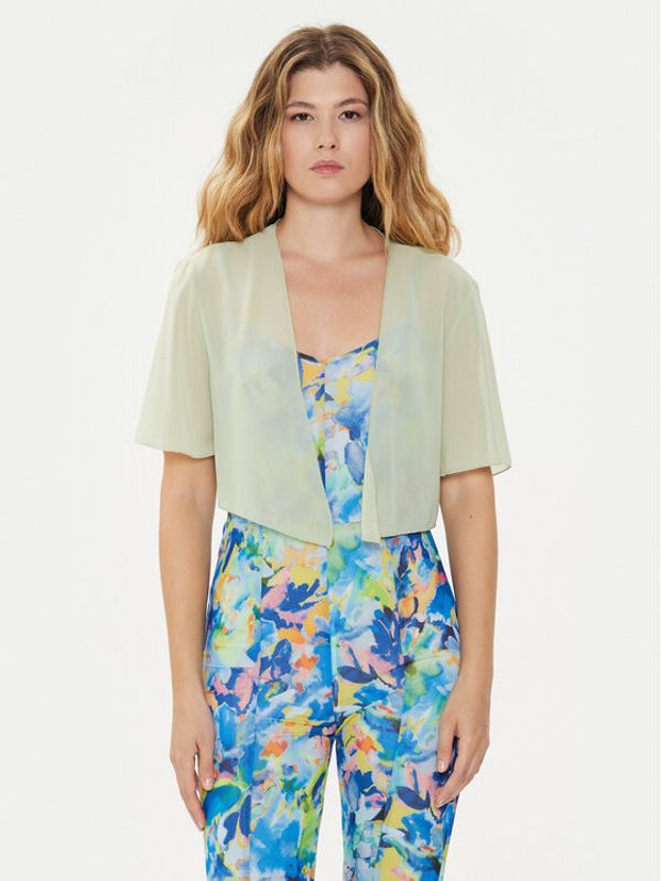 Vila Vila Bolero Soia 14089141 Zelena Regular Fit