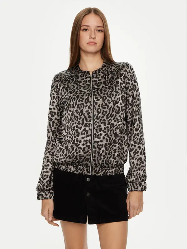 Vila Vila Bomber Birch 14109235 Siva Regular Fit
