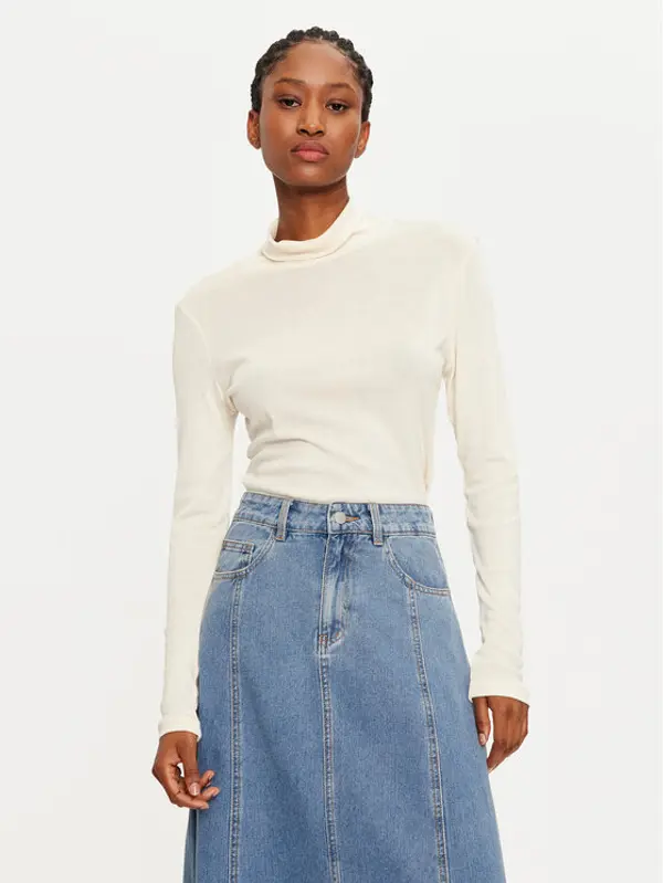 Vila Vila Dolčevita Jolini 14102279 Écru Slim Fit