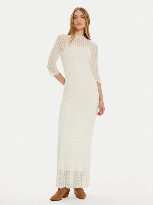 Vila Vila Džemper haljina Selina 14106328 Bež Regular Fit