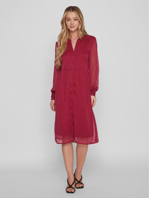 Vila Vila Haljina za svaki dan Falia 14084475 Crvena Regular Fit