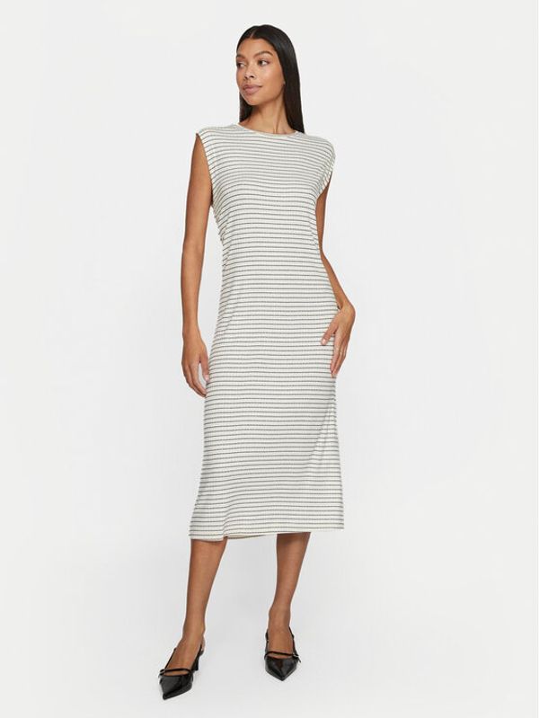 Vila Vila Haljina za svaki dan Lumira 14097196 Écru Regular Fit