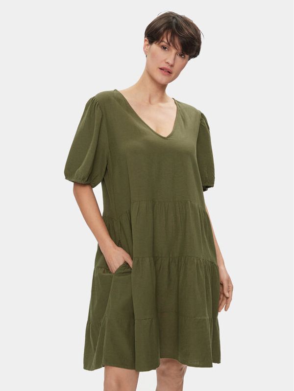 Vila Vila Haljina za svaki dan Prisilla 14076612 Zelena Regular Fit