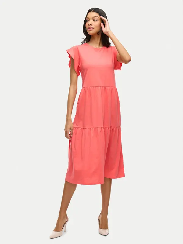 Vila Vila Haljina za svaki dan Summer 14087542 Koraljna Loose Fit