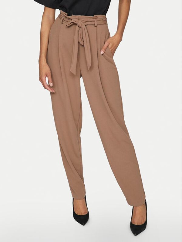 Vila Vila Hlače Clava 14100197 Smeđa Straight Fit