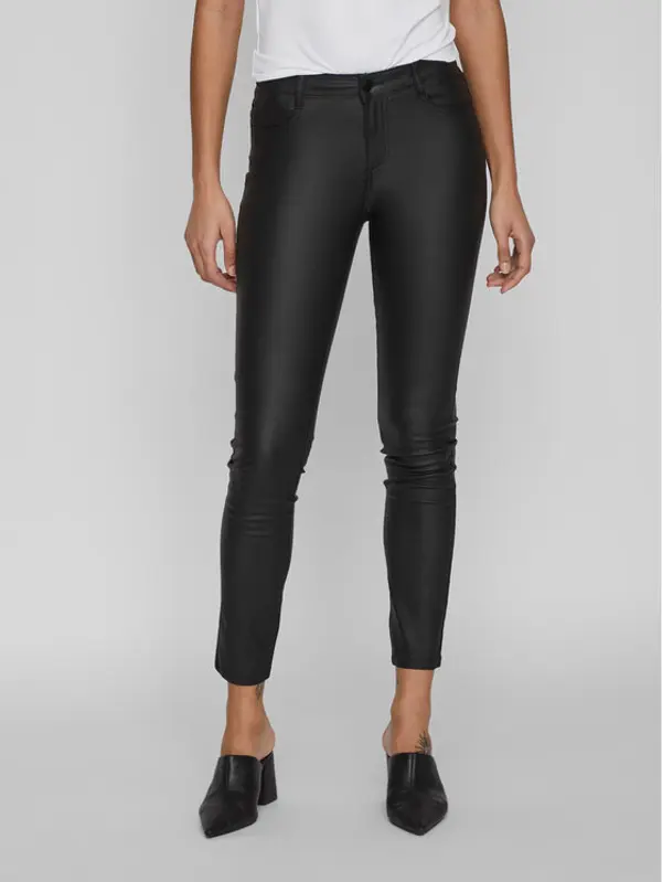 Vila Vila Hlače Commit 14036194 Crna Skinny Fit
