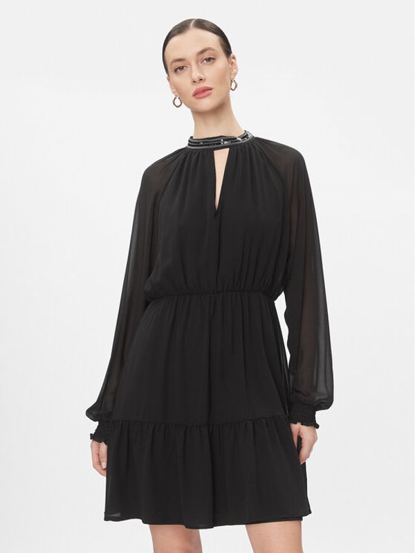 Vila Vila Koktel haljina 14090355 Crna Loose Fit