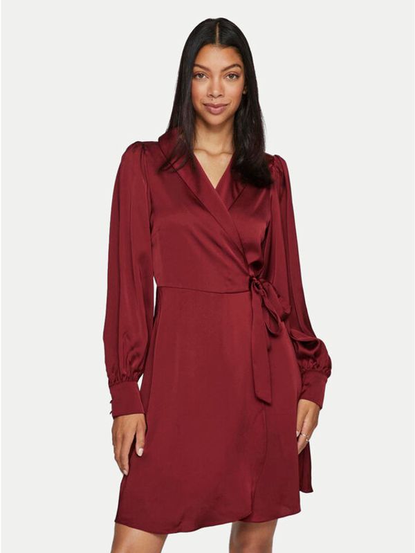 Vila Vila Koktel haljina Enna 14084510 Tamnocrvena Regular Fit