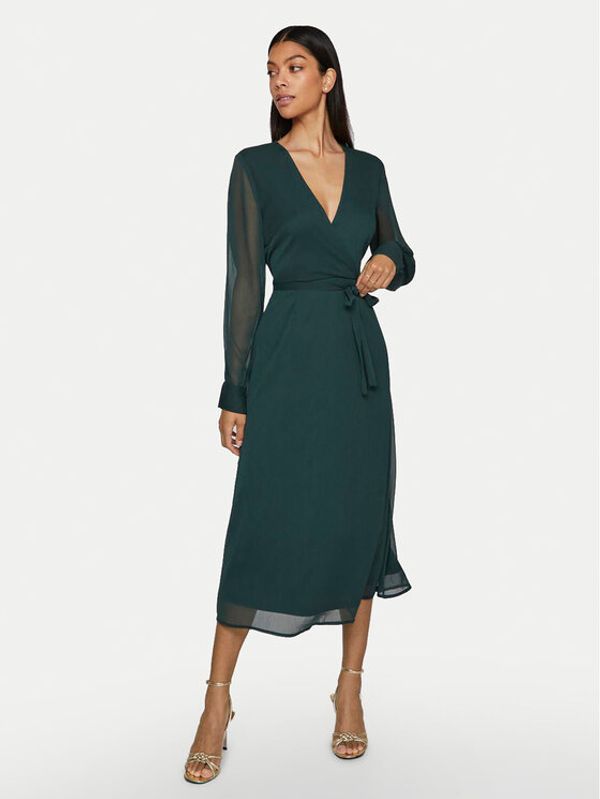 Vila Vila Koktel haljina Falia 14095704 Zelena Regular Fit