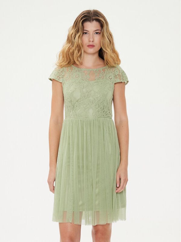 Vila Vila Koktel haljina Ulricana 14083836 Zelena Regular Fit