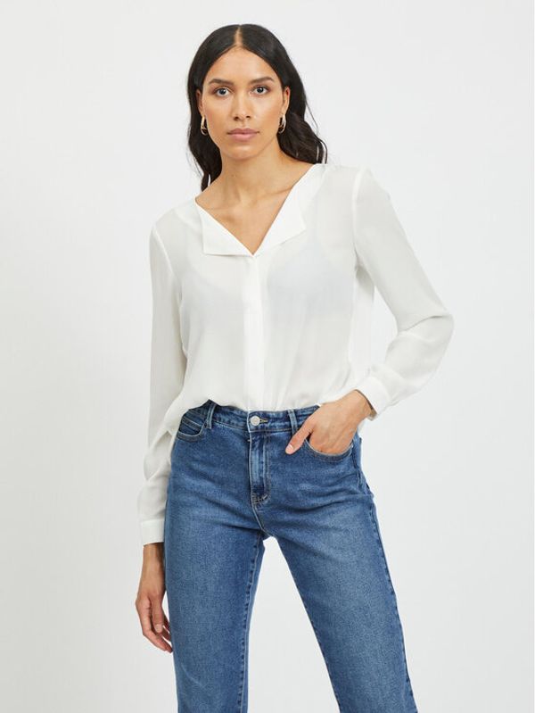 Vila Vila Košulja Lucy 14044253 Bijela Relaxed Fit