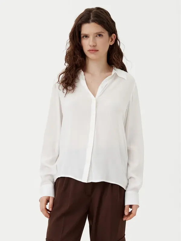 Vila Vila Košulja Rosa 14102674 Bijela Regular Fit