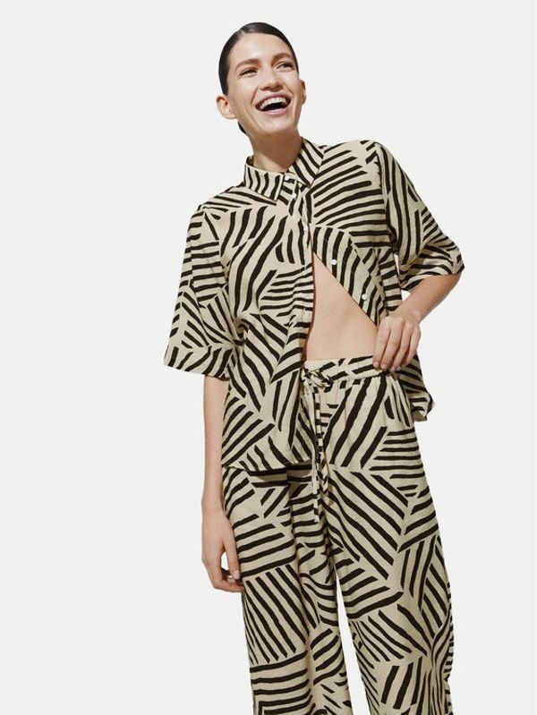 Vila Vila Košulja Sasja 14102850 Bež Loose Fit