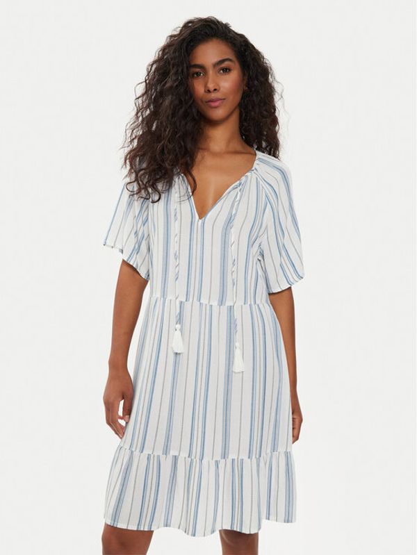 Vila Vila Ljetna haljina Juva 14096069 Écru Regular Fit