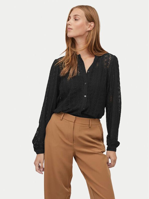 Vila Vila Majica Chikka 14082977 Crna Regular Fit