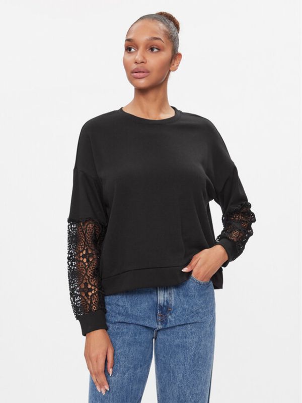 Vila Vila Majica dugih rukava 14089888 Crna Relaxed Fit