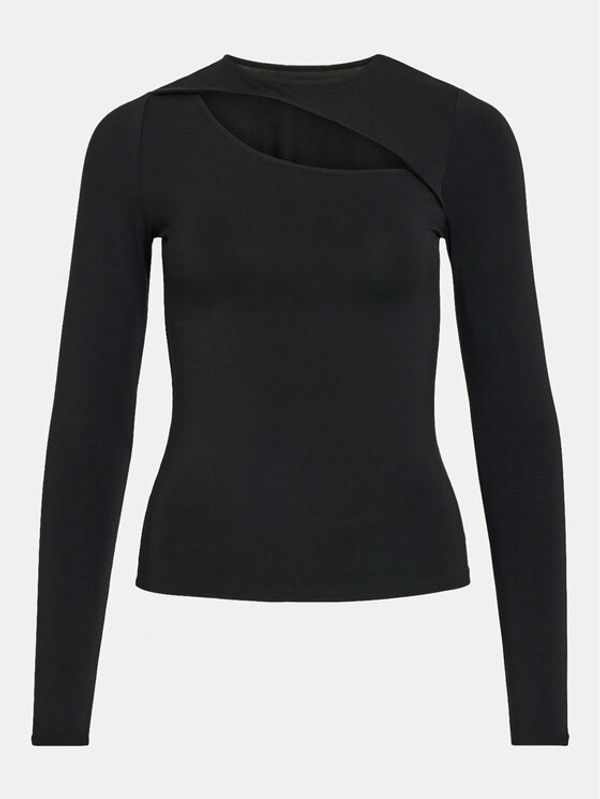 Vila Vila Majica Erna 14106753 Crna Regular Fit