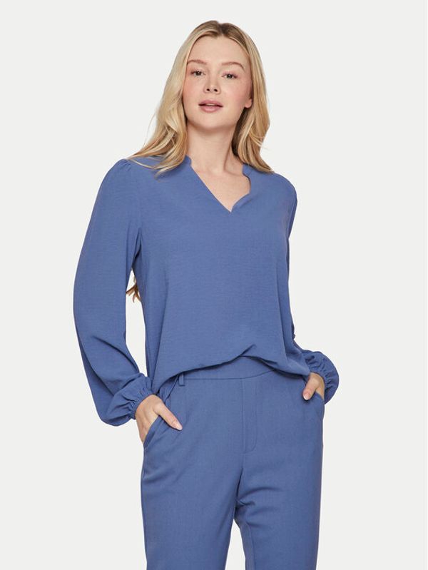 Vila Vila Majica Rella 14096986 Plava Regular Fit