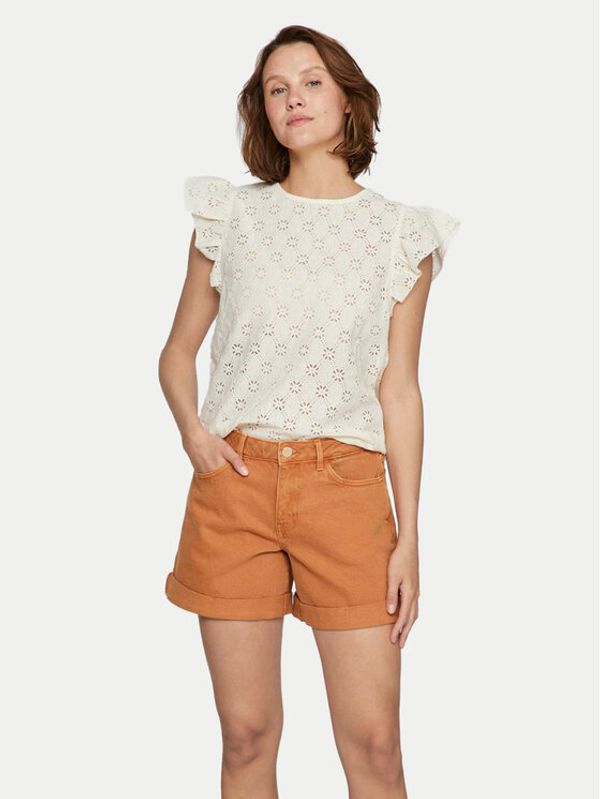 Vila Vila Majica Sumia 14097198 Bijela Regular Fit