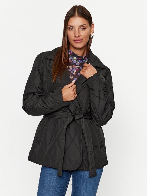 Vila Vila Pernata jakna Dita 14087604 Crna Regular Fit