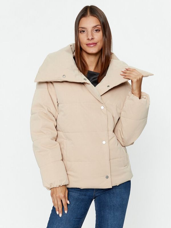 Vila Vila Pernata jakna Sulitana 14087616 Bež Regular Fit