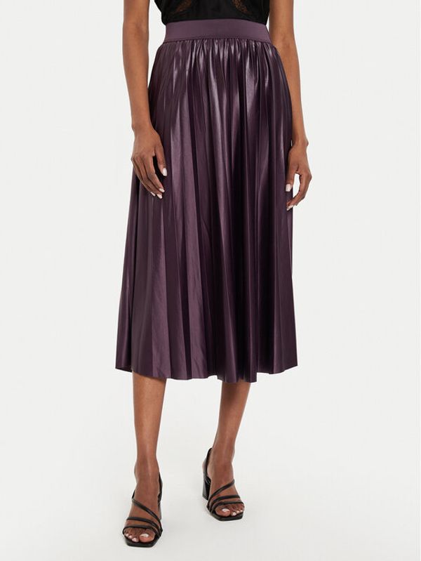 Vila Vila Plesirana suknja Nitban 14063241 Ljubičasta Regular Fit