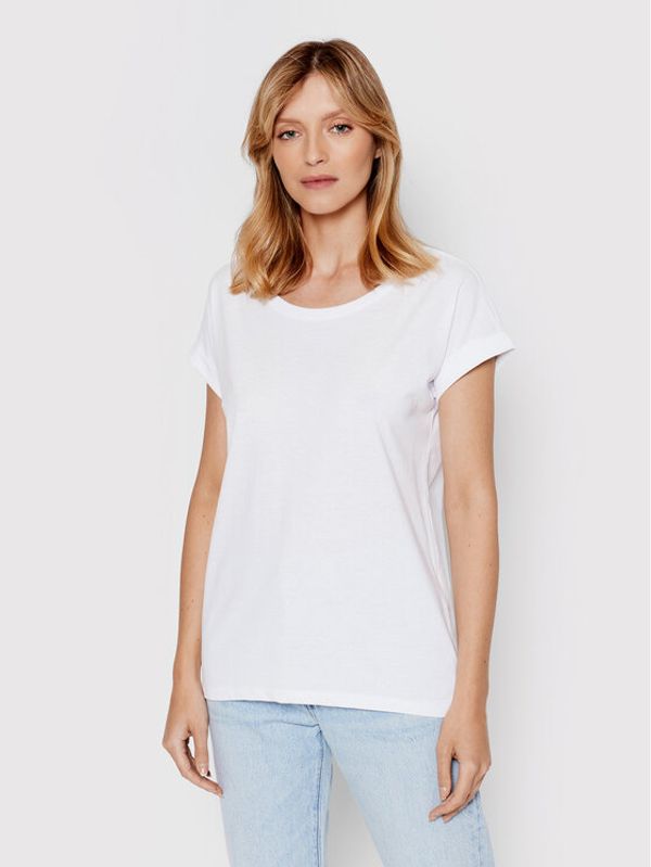 Vila Vila T-shirt Dreamers 14025668 Bijela Regular Fit