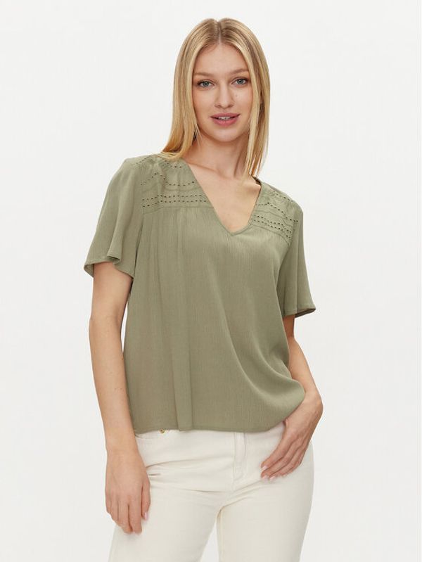 Vila Vila T-shirt Mesa 14092019 Zelena Regular Fit