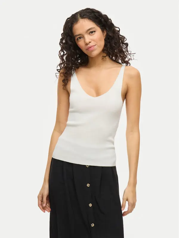 Vila Vila Top Wennie 14104135 Bijela Regular Fit