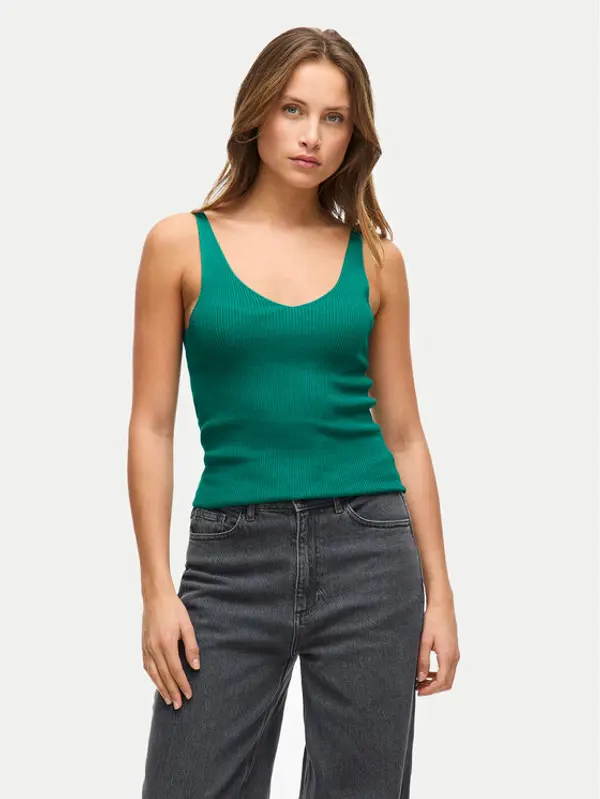 Vila Vila Top Wennie 14104135 Zelena Regular Fit