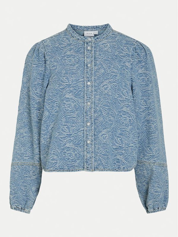 Vila Vila traper košulja Chris 14103484 Plava Regular Fit