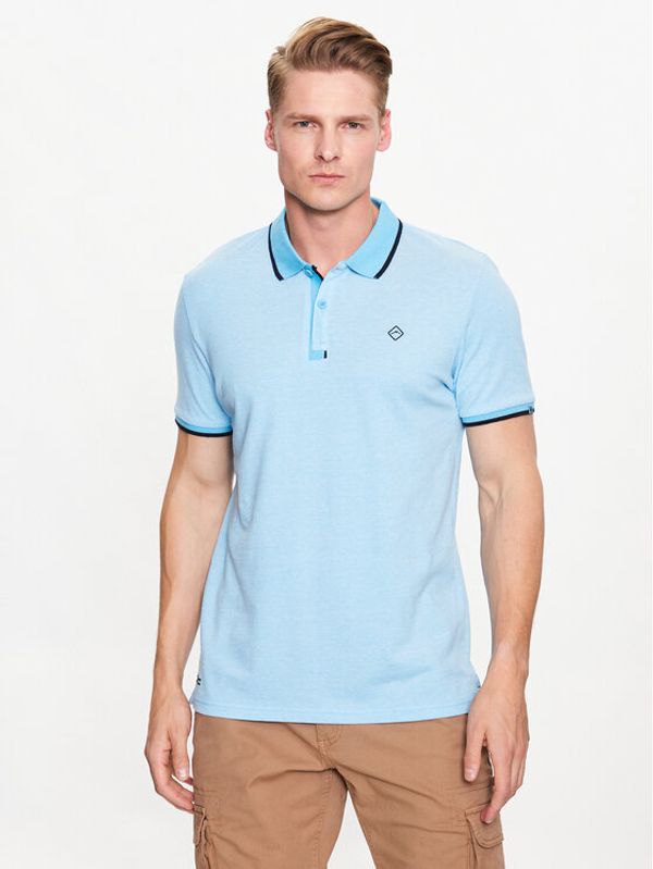 Volcano Volcano Polo T-Nax M35094 Svijetloplava Regular Fit