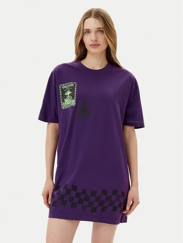 Volcom Volcom Haljina za svaki dan Filip Rygalski B1312516 Ljubičasta Loose Fit