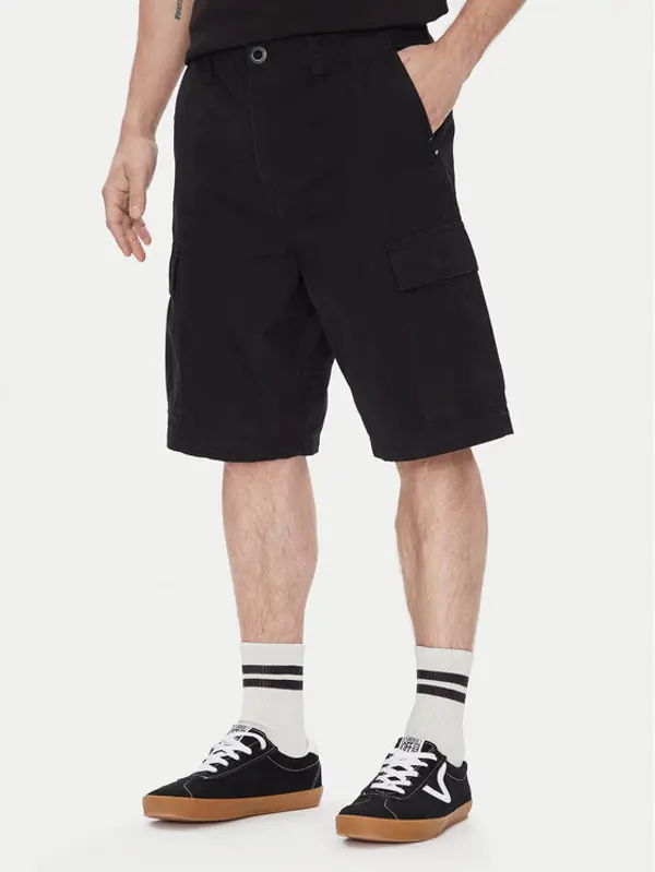 Volcom Volcom Kratke hlače Strange Tripper A0912502 Crna Loose Fit