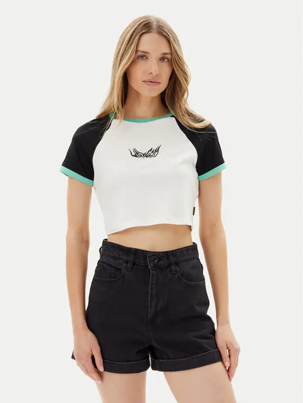 Volcom Volcom T-shirt Alix 2 B3512506 Bijela Slim Fit