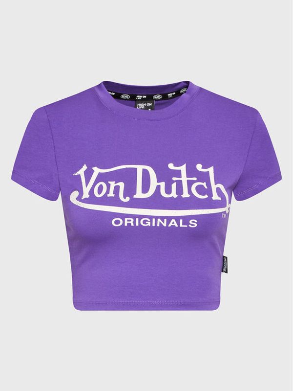 Von Dutch Von Dutch T-shirt Arta 6230047 Ljubičasta Regular Fit