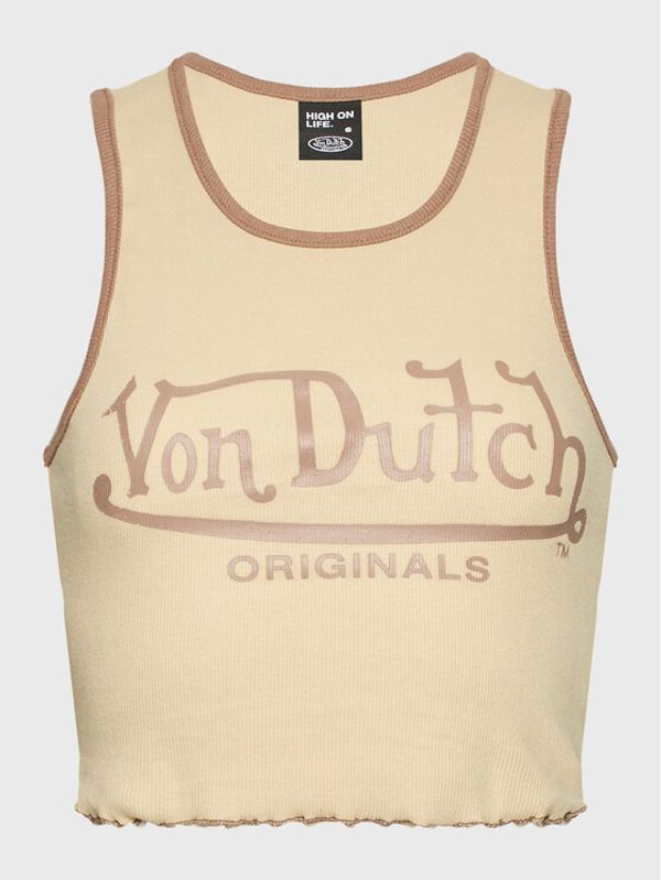 Von Dutch Von Dutch Top Ashley 6 231 045 Bež Slim Fit