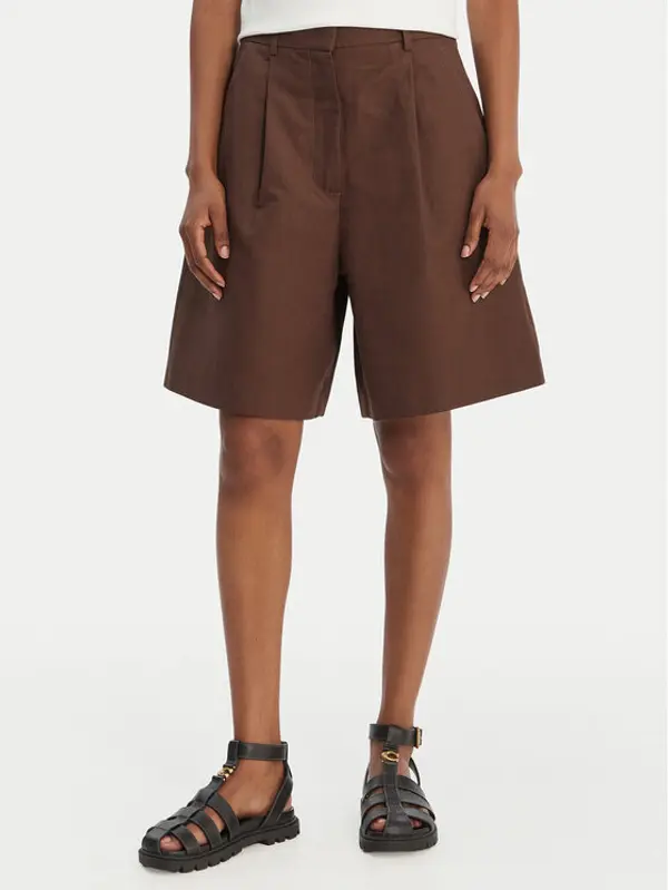 Weekend Max Mara Weekend Max Mara Bermude Ecuba 2615141022 Smeđa Loose Fit