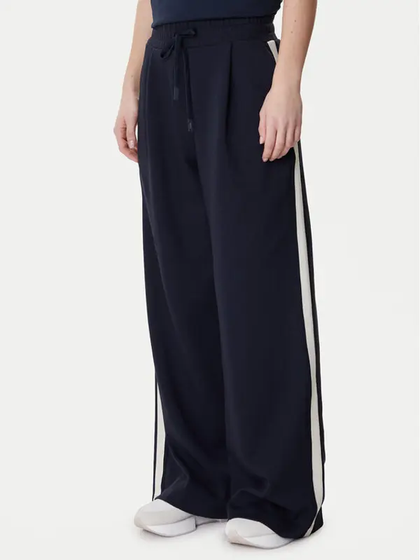 Weekend Max Mara Weekend Max Mara Donji dio trenerke Perdoni 2615781051 Tamnoplava Wide Leg