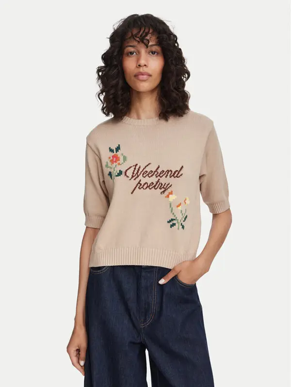 Weekend Max Mara Weekend Max Mara Džemper Fiacre 2625366191 Bež Regular Fit