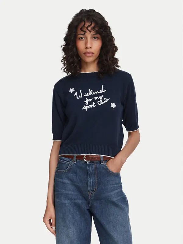 Weekend Max Mara Weekend Max Mara Džemper Fiacre 2625366191 Siva Regular Fit