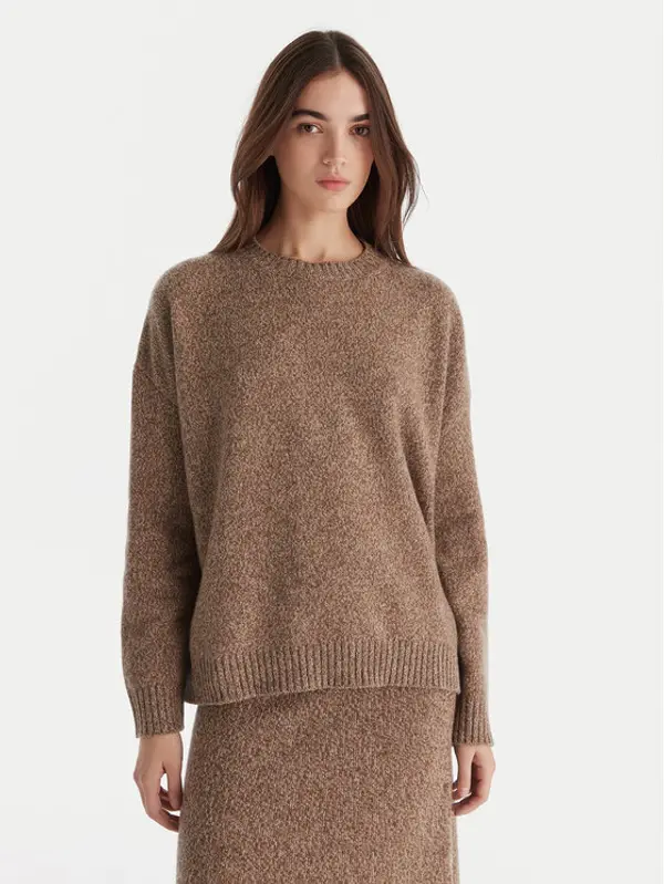 Weekend Max Mara Weekend Max Mara Džemper Sibari 2525366152 Smeđa Relaxed Fit