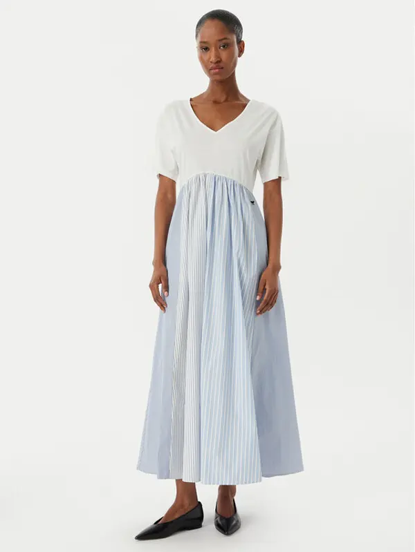 Weekend Max Mara Weekend Max Mara Haljina za svaki dan Brozno 2515621082 Bijela Relaxed Fit
