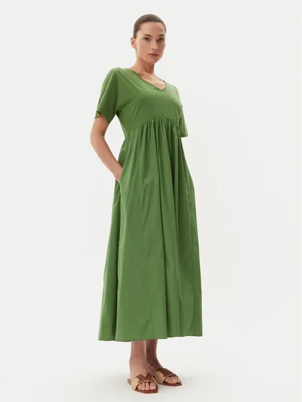 Weekend Max Mara Weekend Max Mara Haljina za svaki dan Brozno 2515621082 Zelena Relaxed Fit
