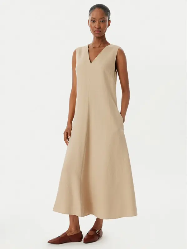 Weekend Max Mara Weekend Max Mara Haljina za svaki dan Egoista 2515221072 Bež Regular Fit