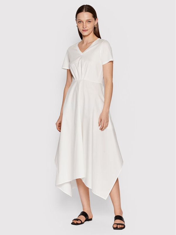 Weekend Max Mara Weekend Max Mara Haljina za svaki dan Martina 56210521 Bijela Flare Fit