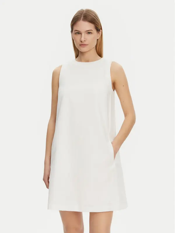 Weekend Max Mara Weekend Max Mara Haljina za svaki dan Racer 2515221102 Bijela Regular Fit