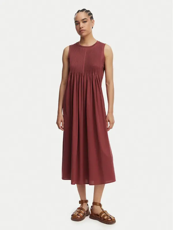 Weekend Max Mara Weekend Max Mara Haljina za svaki dan Ricordo 2615621022 Tamnocrvena Regular Fit