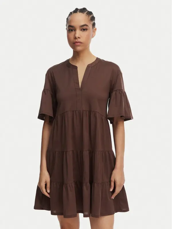 Weekend Max Mara Weekend Max Mara Haljina za svaki dan Saggina 2615621042 Tamno smeđa Regular Fit