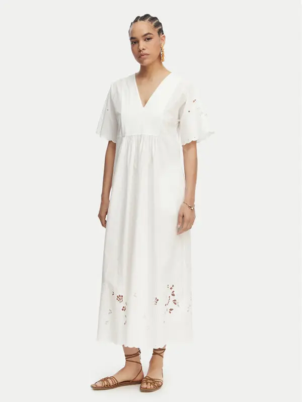 Weekend Max Mara Weekend Max Mara Haljina za svaki dan Tartufo 2615621092 Bijela Relaxed Fit